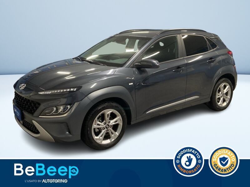 Grigio scuro pastello Usata 2022 Hyundai Kona SUV | 16.900 € (Buon prezzo) - Immagine 1/3