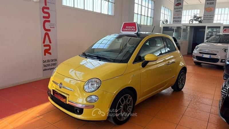 Usata Fiat 500 Lounge 69 CV (50 kW) 2011 Giallo Cabrio