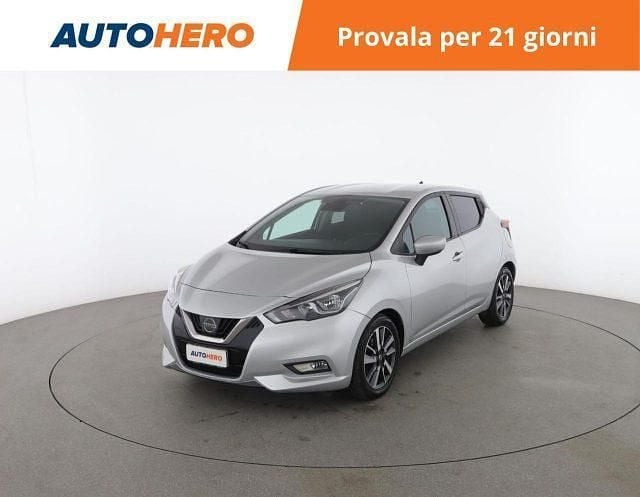 Argento Usata 2019 Nissan Micra N-Connecta Tre volumi | 12.399 € (Buon prezzo) - Immagine 1/2