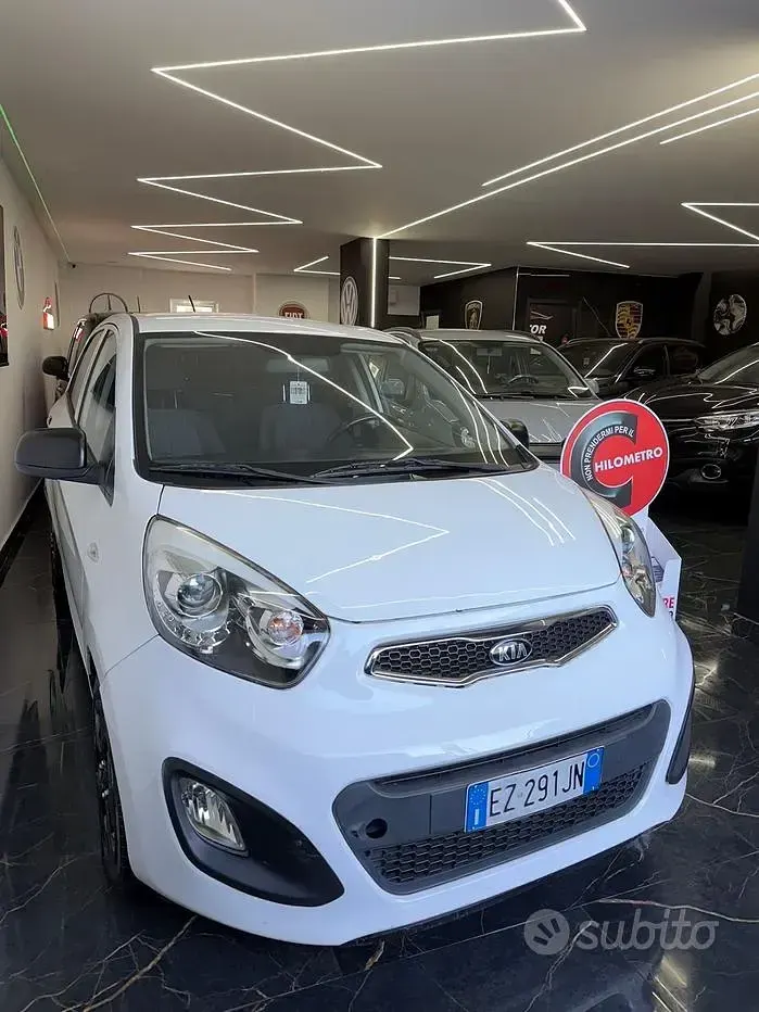 Usata Kia Picanto 67 CV (49 kW) 2015 Bianco Utilitaria