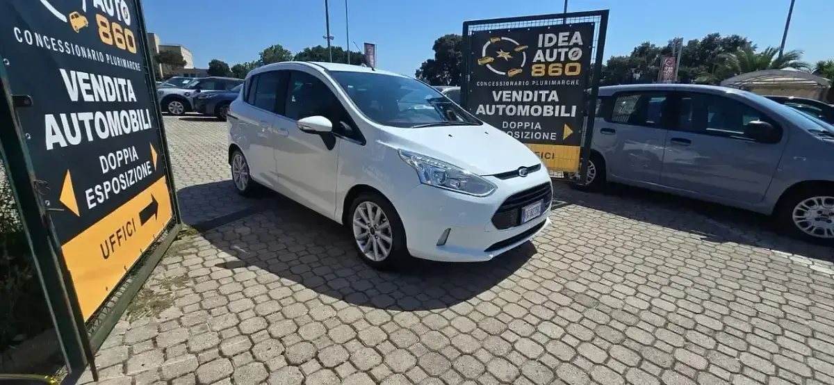 Usata Ford B-MAX Titanium 101 CV (74 kW) 2016 Bianco Monovolume