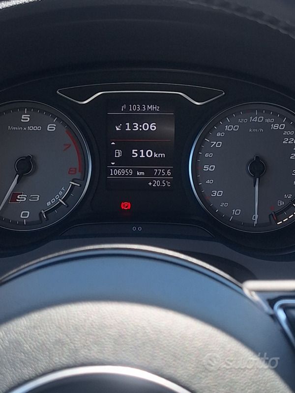 Usata Audi S3 300 CV (220 kW) 2014 Bianco Berlina