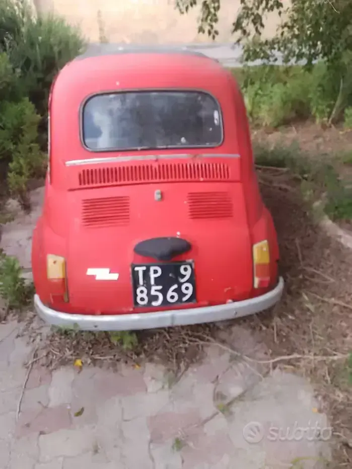 Usata Fiat Cinquecento 1970 Rosso Utilitaria