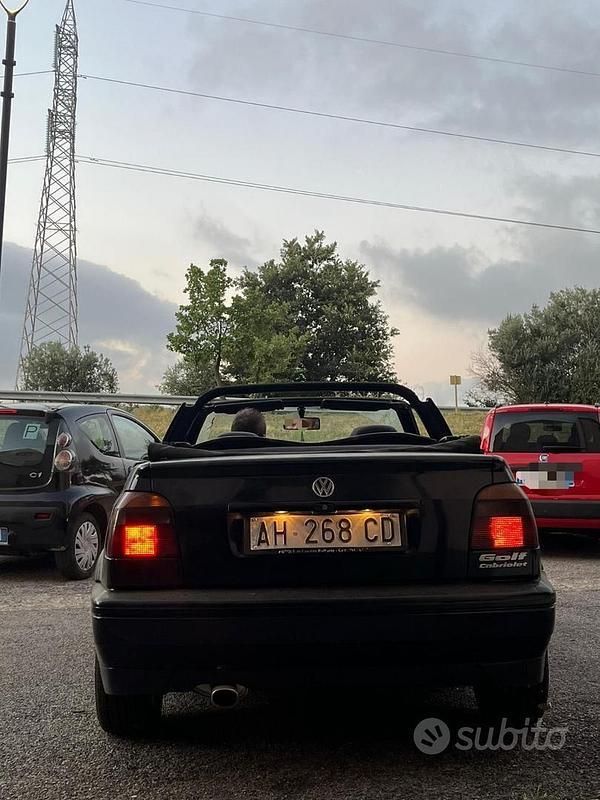 Usata VW Golf Cabriolet 1995 Nero Cabrio