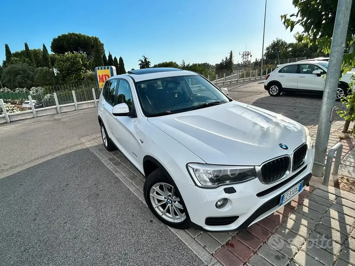 Usata BMW X3 Efficient Dynamics 190 CV (139 kW) 2015 Bianco SUV