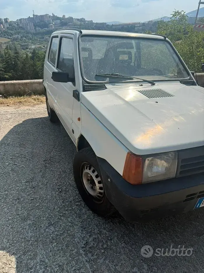 Usata Fiat Panda 54 CV (39 kW) 2002 Bianco Utilitaria