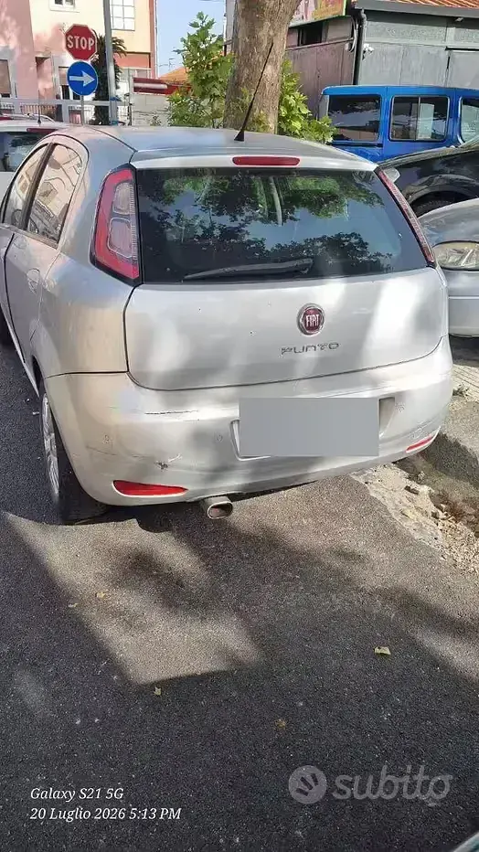 Usata Fiat Punto 78 CV (57 kW) 2013 Grigio Utilitaria