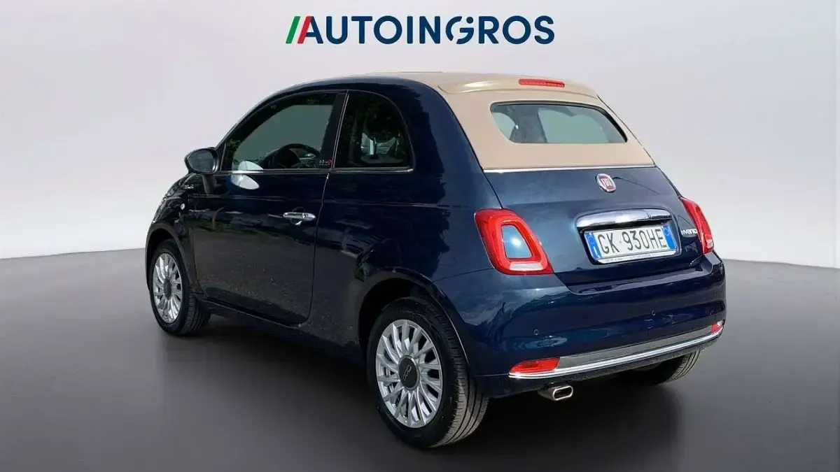 Usata Fiat 500C Dolcevita 69 CV (50 kW) 2022 Blu/azzurro Cabrio