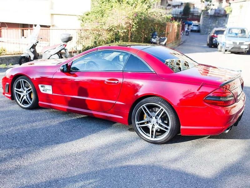 Usata Mercedes SL63 AMG AMG 525 CV (386 kW) 2009 Rosso Cabrio