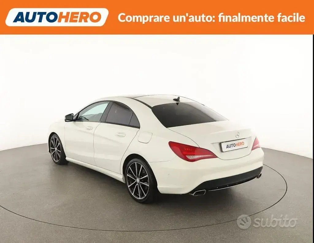 Usata Mercedes CLA220 177 CV (130 kW) 2015 Bianco Coupé