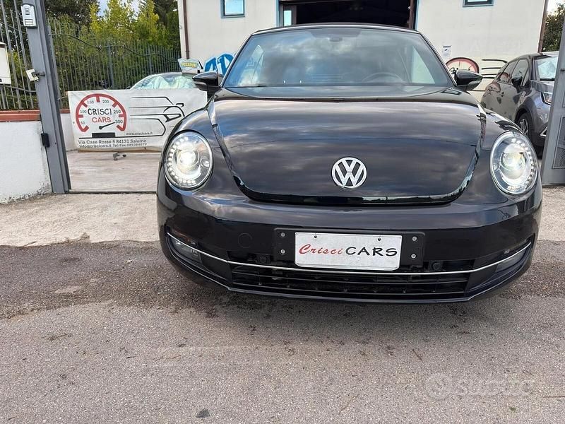 Nero Usata 2015 VW Maggiolino Sport Cabrio | 19.500 € (Buon prezzo) - Immagine 1/4