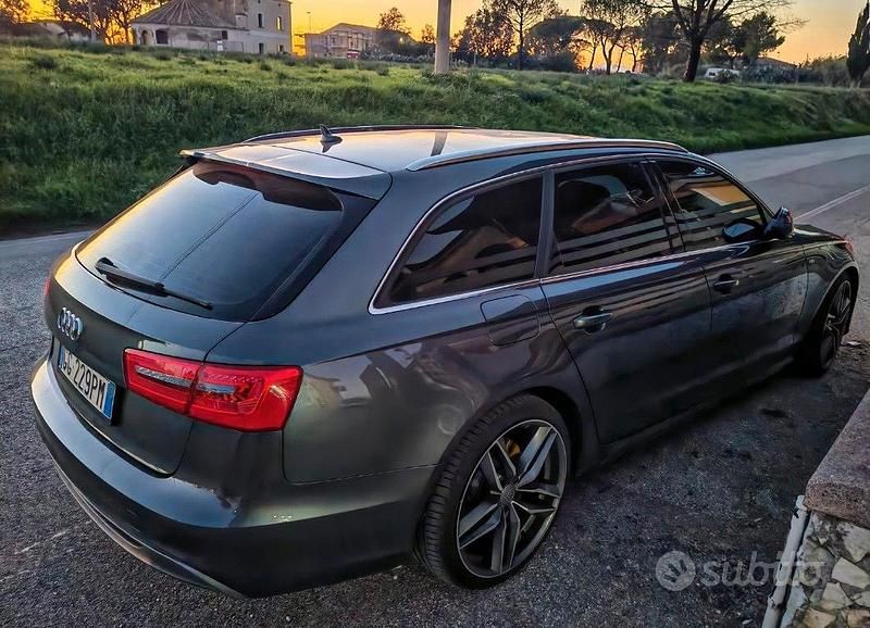 Usata Audi A6 S-Line 177 CV (130 kW) 2013 Marrone Station wagon