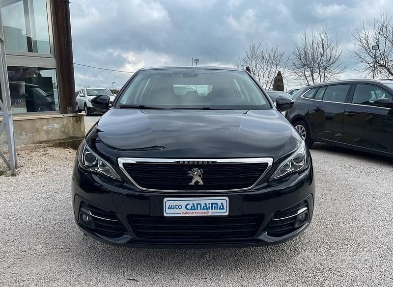 Usata Peugeot 308 Allure 102 CV (75 kW) 2019 Nero Berlina