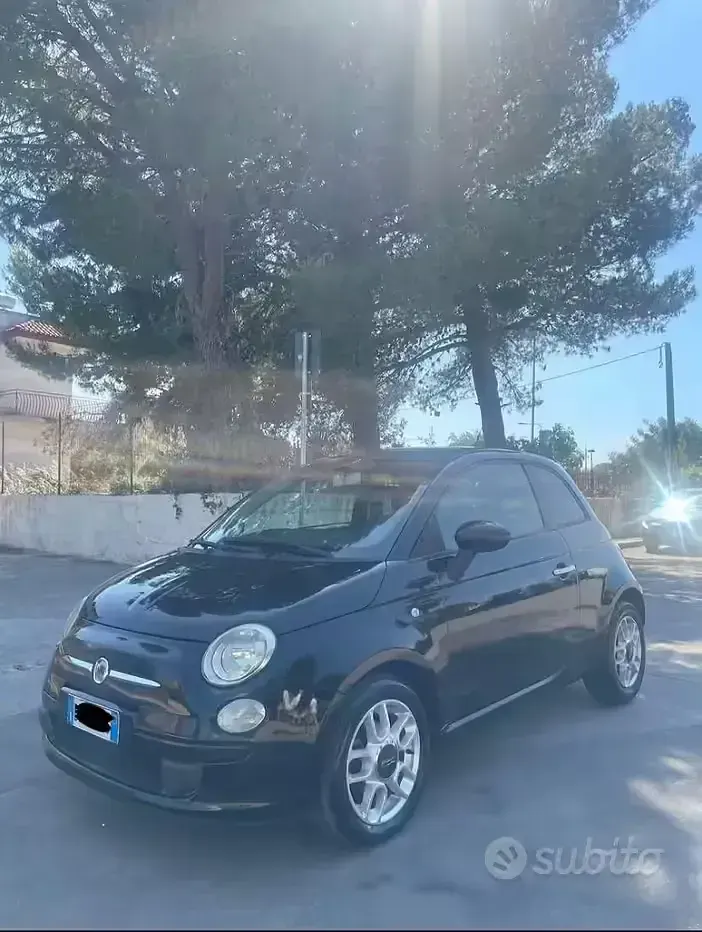 Usata Fiat 500 95 CV (69 kW) 2011 Blu Utilitaria