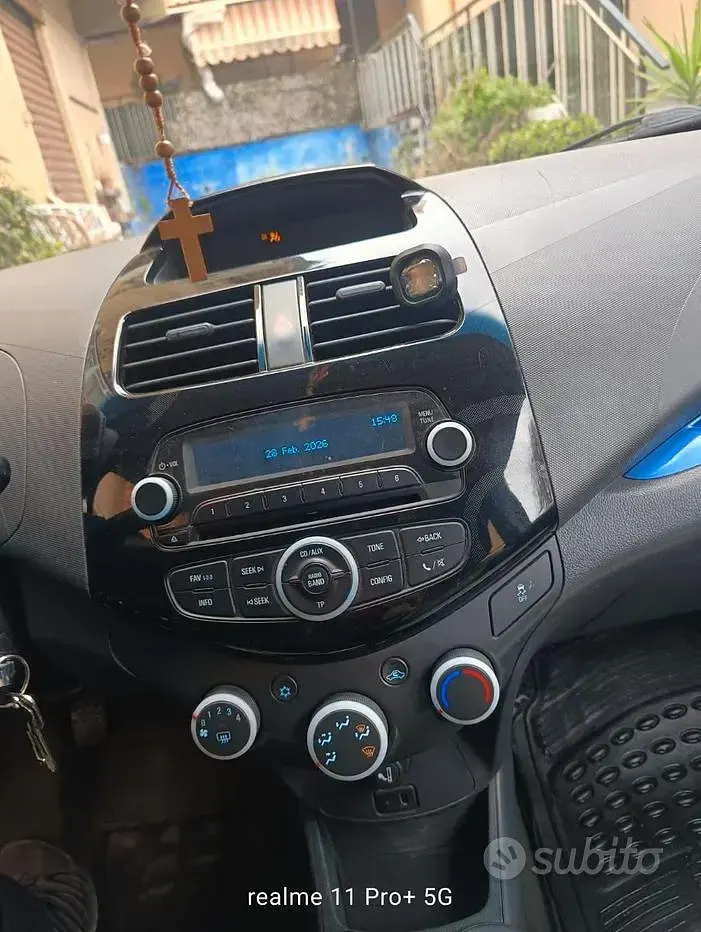 Begagnad Chevrolet Spark 68 HK (50 kW) 2014 Blå Halvkombi