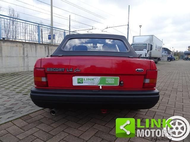 Usata Ford Escort Cabriolet Ghia 1987 Rosso Cabrio
