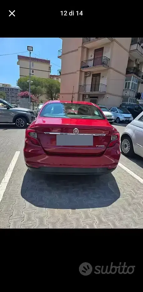 Usata Fiat Tipo 95 CV (69 kW) 2016 Rosso Berlina