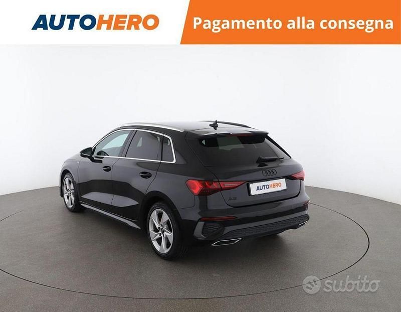 Usata Audi A3 S-Line 116 CV (85 kW) 2021 Nero Berlina