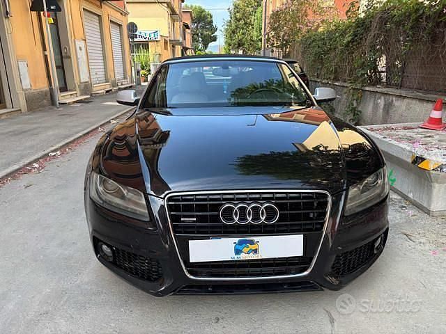 Usata Audi A5 Cabriolet S-Line 239 CV (175 kW) 2012 Nero Cabrio