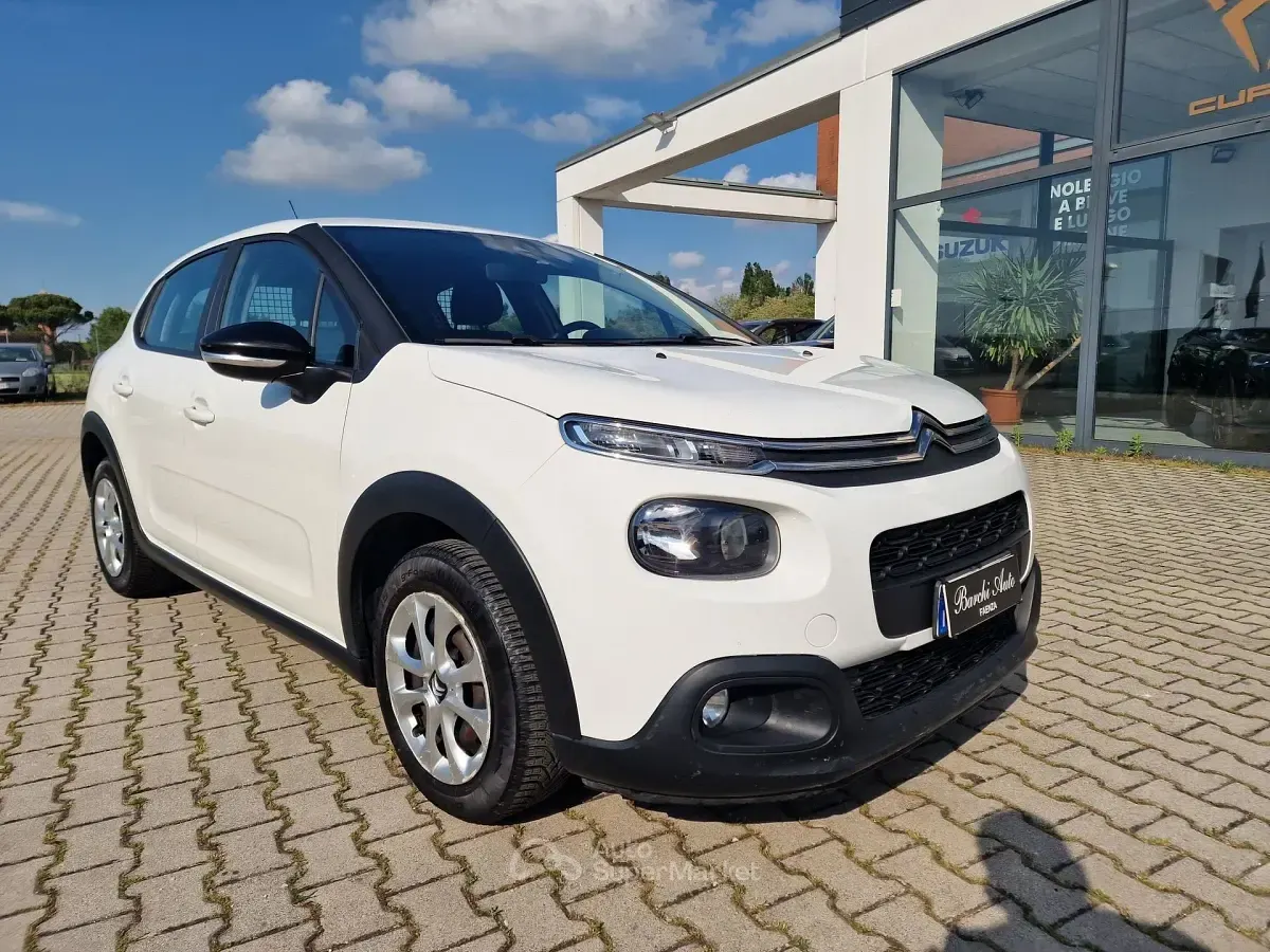 Usata Citroën C3 83 CV (61 kW) 2020 Bianco Utilitaria