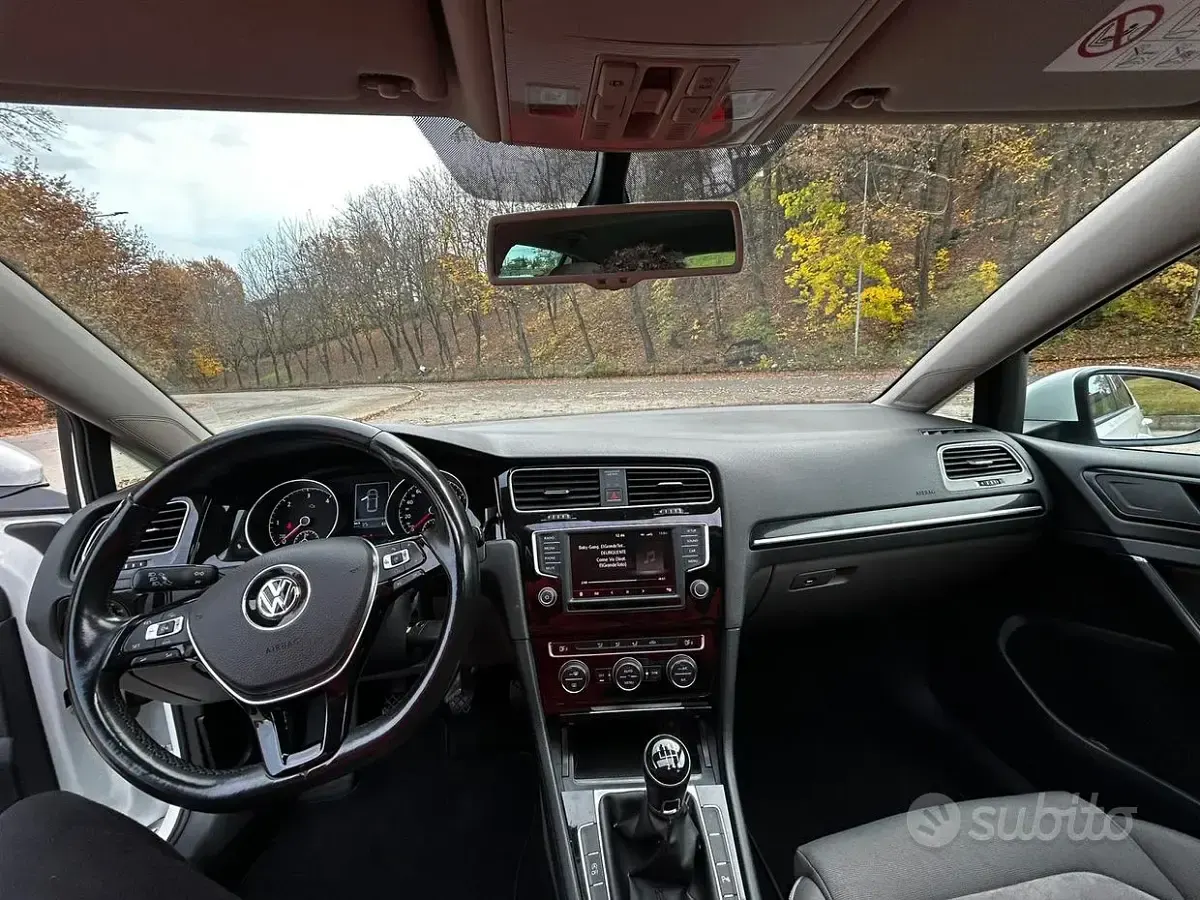 Usata VW Golf VII 150 CV (110 kW) 2015 Bianco Berlina