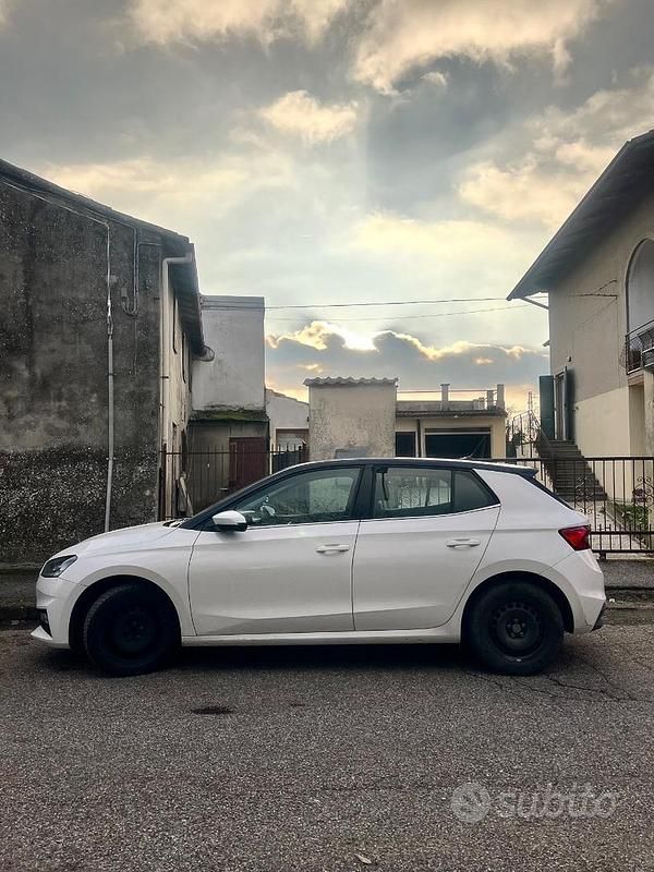 Usata Skoda Fabia 80 CV (58 kW) 2021 Bianco Berlina