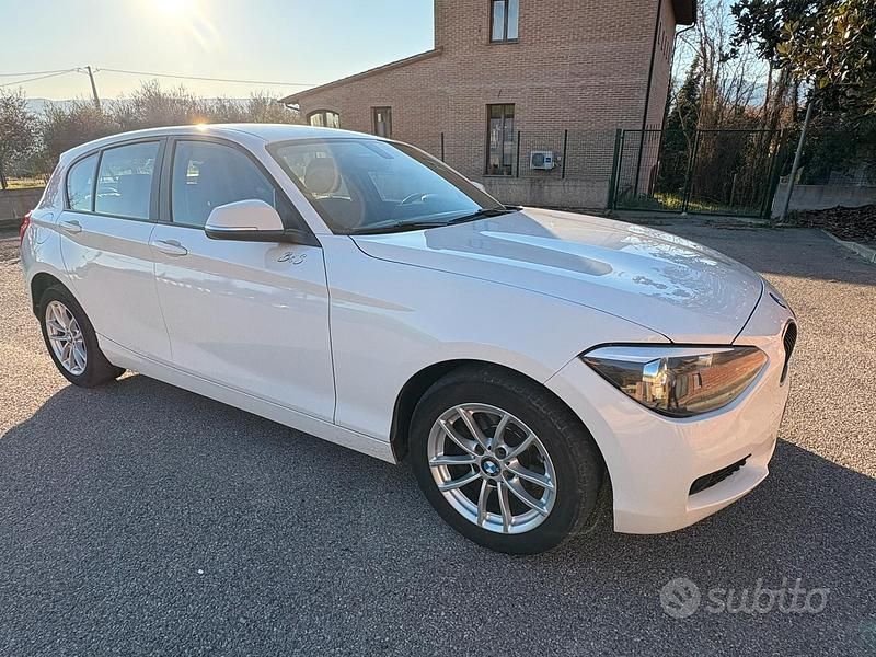 Usata BMW 120 2013 Bianco Utilitaria