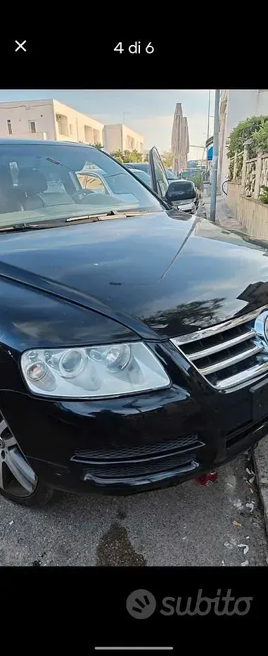 Usata VW Touareg 224 CV (164 kW) 2006 Nero SUV