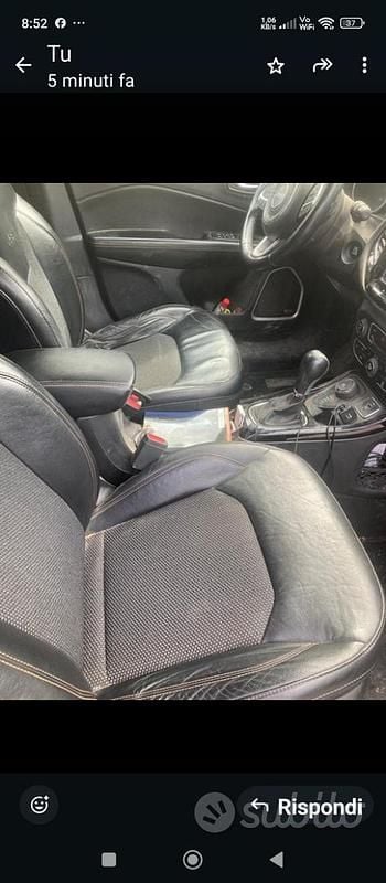 Usata Jeep Compass 140 CV (102 kW) 2017 Nero SUV