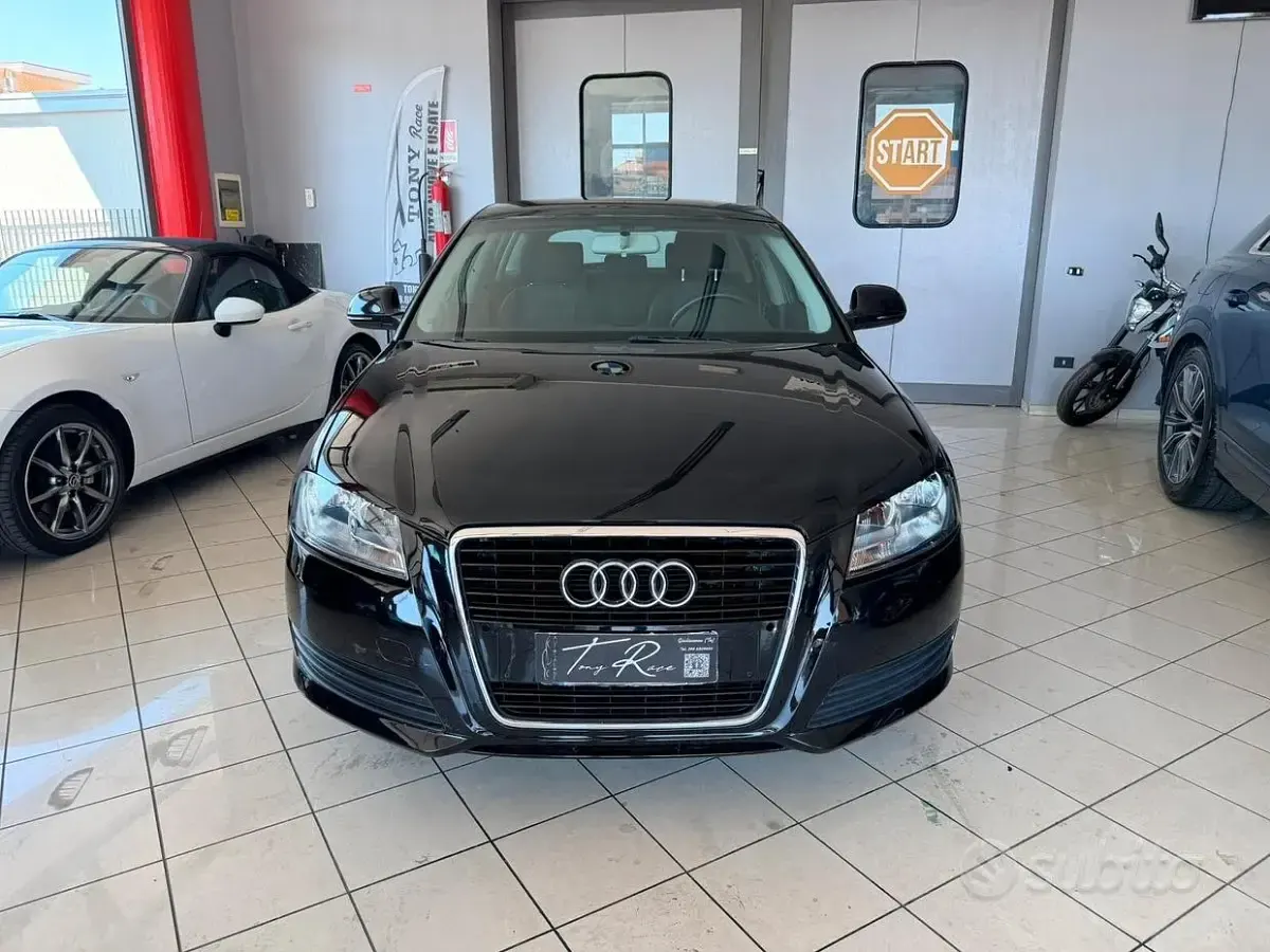 Usata Audi A3 90 CV (66 kW) 2010 Nero Utilitaria