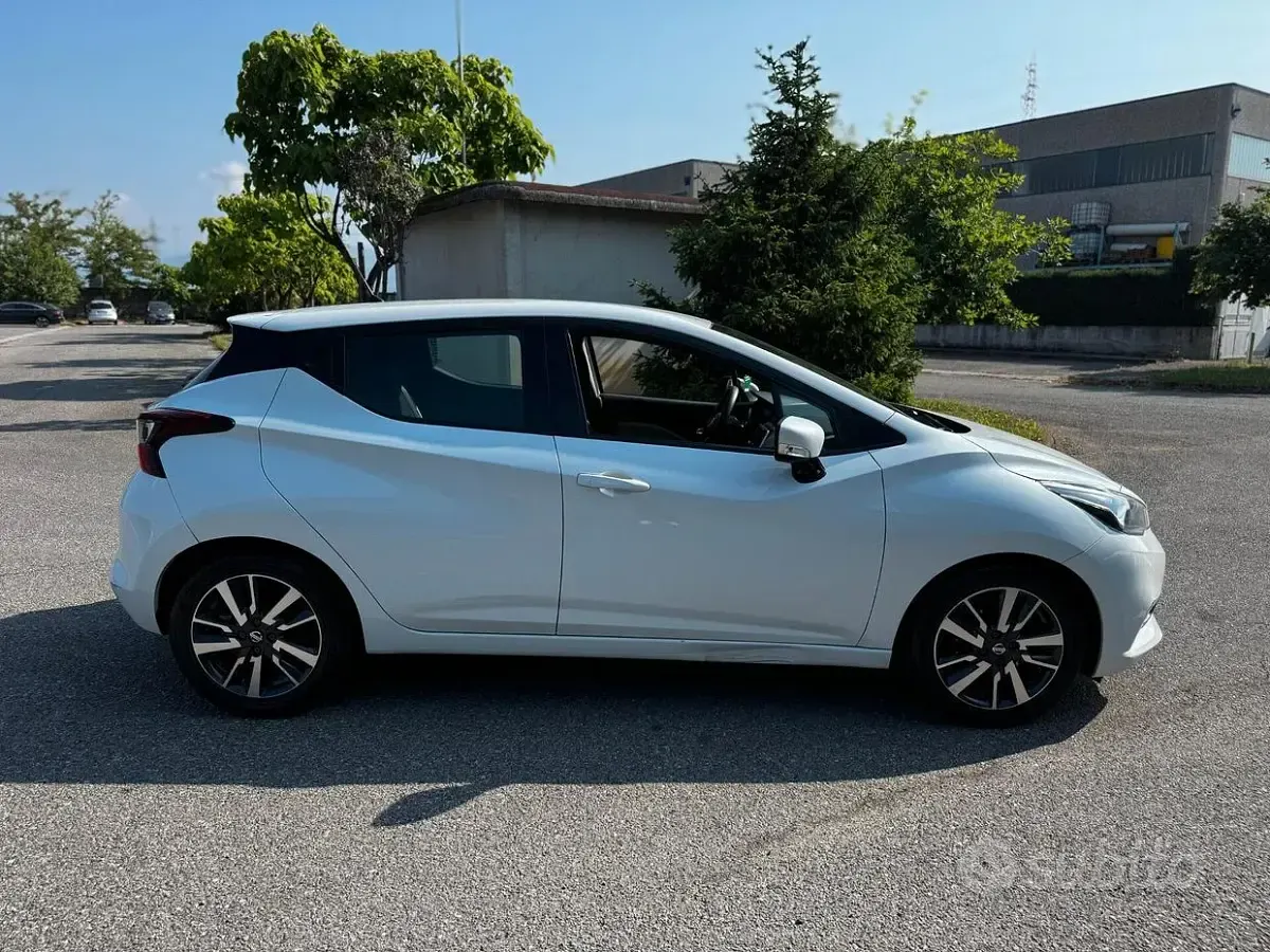 Usata Nissan Micra N-Connecta 90 CV (66 kW) 2017 Bianco Utilitaria