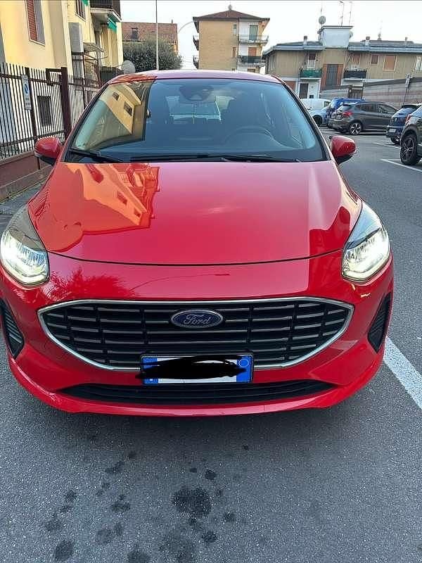 Usata Ford Fiesta Titanium 125 CV (91 kW) 2022 Rosso Utilitaria