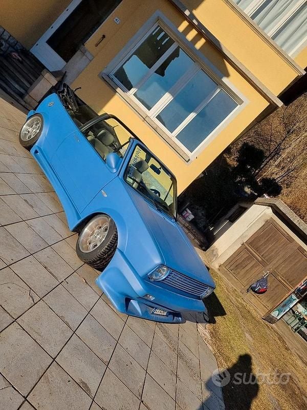 Usata VW Golf Cabriolet 1991 Blu Cabrio