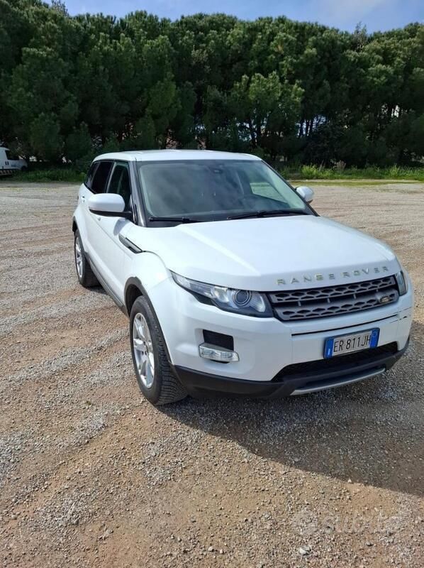 Bianco Usata 2013 Land Rover Range Rover evoque SUV | 12.500 € (Buon prezzo) - Immagine 1/4