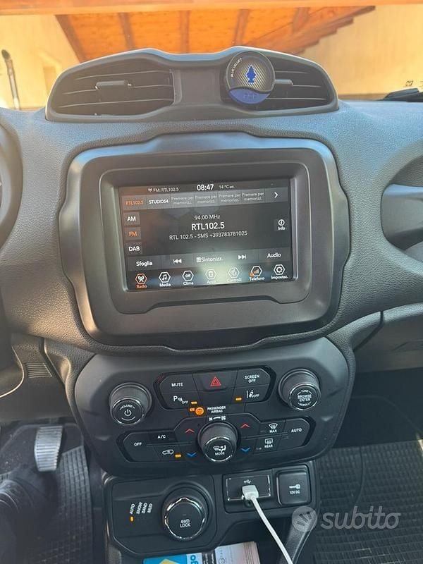 Usata Jeep Renegade Limited 140 CV (102 kW) 2018 Grigio SUV