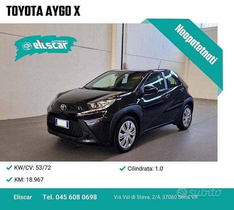 Usata Toyota Aygo X Active 72 CV (52 kW) 2025 Nero SUV