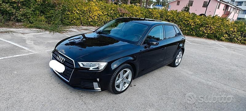 Usata Audi A3 Sport 116 CV (85 kW) 2018 Nero Berlina