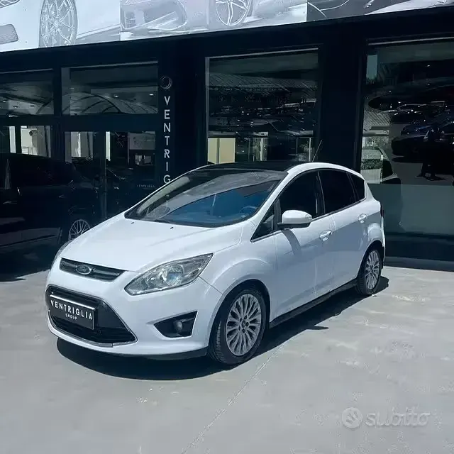 Usata Ford C-MAX Titanium 116 CV (85 kW) 2011 Bianco Monovolume
