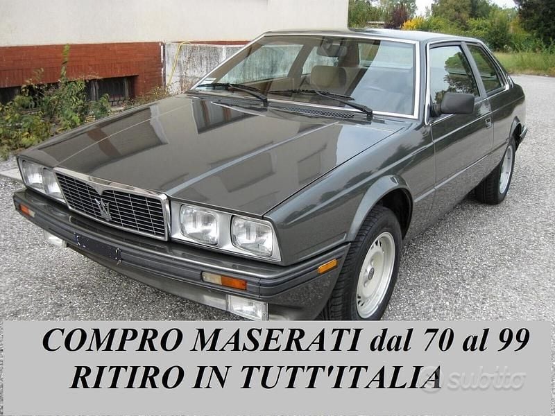 Usata Maserati Biturbo 1983 Grigio Coupé