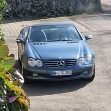 Usata Mercedes SL350 245 CV (180 kW) 2004 Blu Cabrio