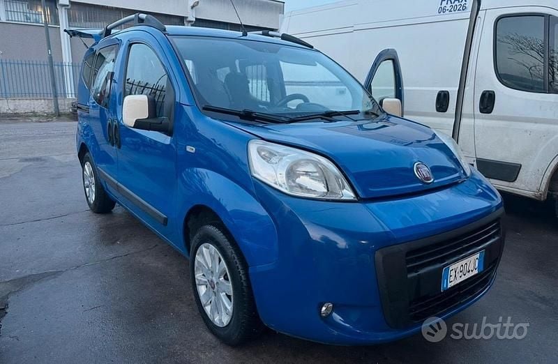 Usata Fiat Qubo Trekking 78 CV (57 kW) 2014 Blu Monovolume