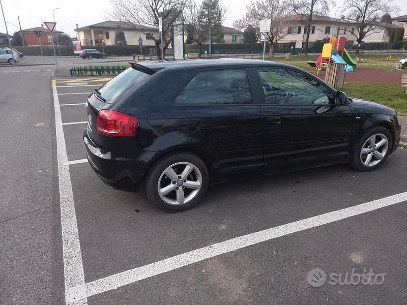 Usata Audi A3 S-Line 2009 Nero Utilitaria