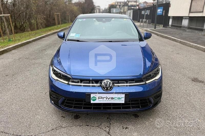 Usado VW Polo R-line 95 HP (69 kW) 2021 Azul Citadino