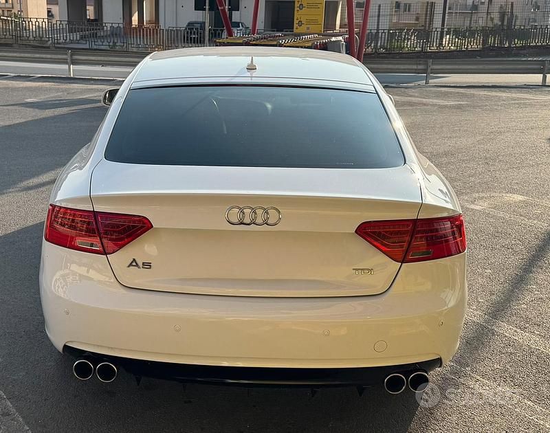 Usata Audi A5 163 CV (119 kW) 2013 Bianco Coupé