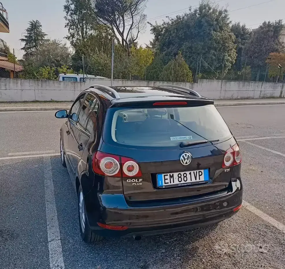Usata VW Golf Plus 105 CV (77 kW) 2012 Nero Monovolume