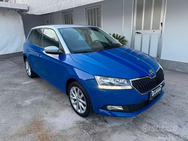 Usata Skoda Fabia 75 CV (55 kW) 2019 Blu Berlina