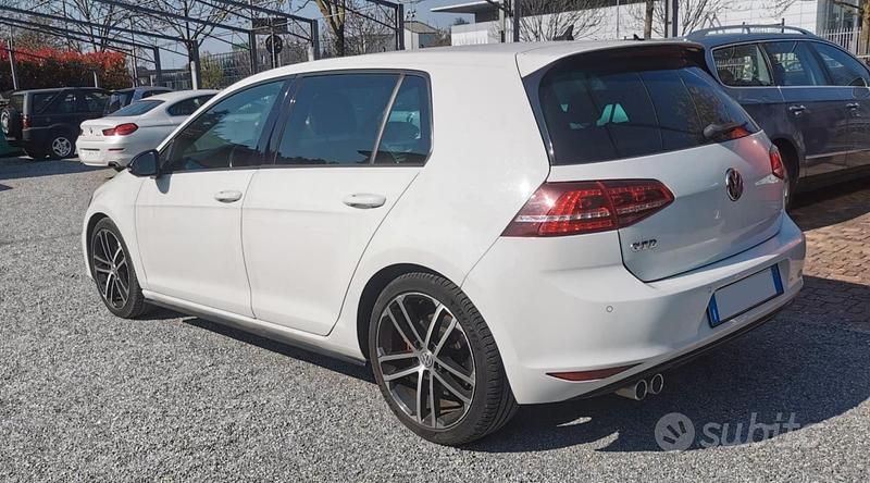 Usata VW Golf VII GTD 185 CV (136 kW) 2017 Bianco Berlina