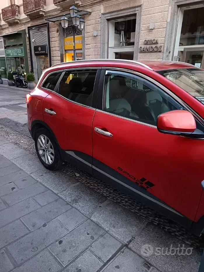 Usata Renault Kadjar 110 CV (80 kW) 2015 Rosso SUV