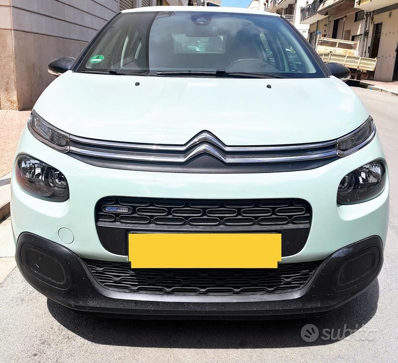 Usata Citroën C3 Live 82 CV (60 kW) 2017 Verde Utilitaria