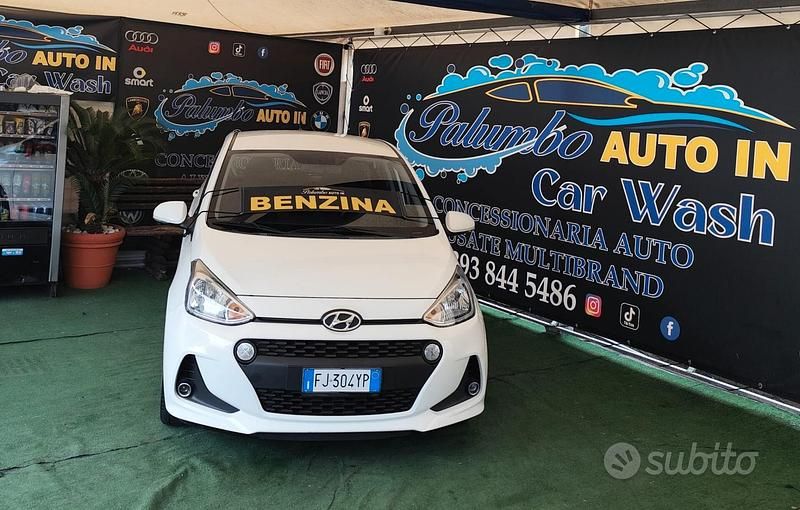 Usata Hyundai i10 Style 66 CV (48 kW) 2017 Bianco Utilitaria